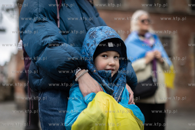 Gdańsk. Długi Targ. Protest przeciwko polityce Donalda...