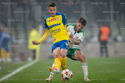 Betclic 1 liga. Lechia Gdańsk - Arka Gdynia n/z Dawid...