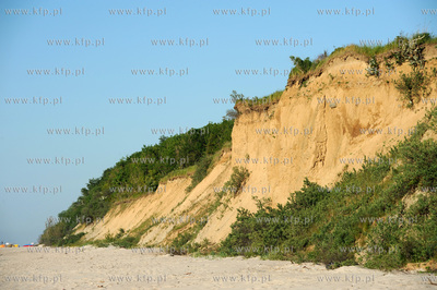 Trzesacz. Plaza i klif  01.06.2009 fot. Wojciech Strozyk...