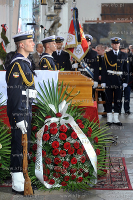 Gdansk. Bazylika Mariacka. Pogrzeb Macieja Plazynskiego,...