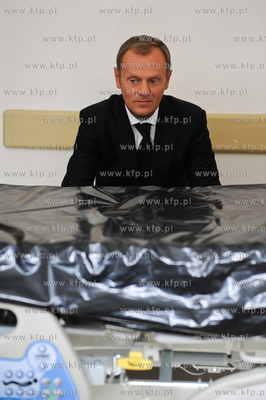 Gdansk. Uroczystosc zakonczenia budowy Centrum Medycyny...