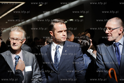 Gdansk. Uroczystosc zakonczenia budowy Centrum Medycyny...