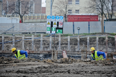 Gdansk. Budowa Teatru Szekspirowskiego.  24.11.2011...