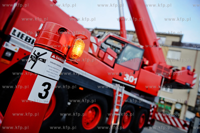 Gdansk. Komenda Wojewodzkiej PSP w Gdansku. Przekazanie...