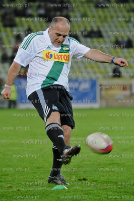 Gdansk. PGE Arena. Mecz ekstraklasy rugby. Derby trojmiasta...