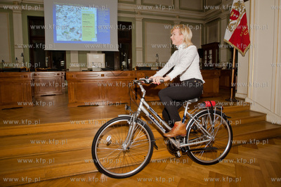 Gdansk. Sala Obrad Nowego Ratusza. Wreczenie nagrod...