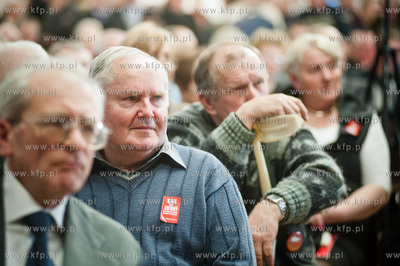 Gdansk. Sala BHP Stoczni Gdanskiej. Spotkanie zorganizowane...