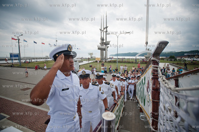 Gdynia. Wizyta prezydenta miasta Gdyni Wojciecha Szczurka...