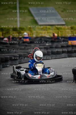 Gdansk. Stadion PGE Arena. Tor gokartowy PitStop. Pierwsze...
