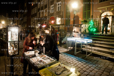 Gdansk. Swieta na Mariackiej, Mariacka na swieta, projekt...