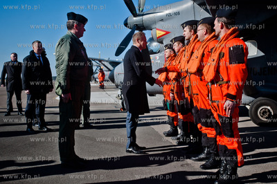 Siemirowice. 44 Baza Lotnictwa Morskiego. Wizyta premiara...
