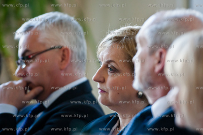 Gdansk. Siedziba NSZZ Solidarnosc. Sala Akwen. Spotkanie...