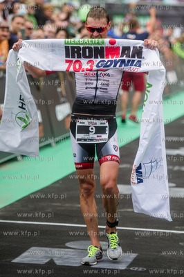 Zawody Herbalife Ironman 70.3 Gdynia 2016.
Nz zwyciezca...