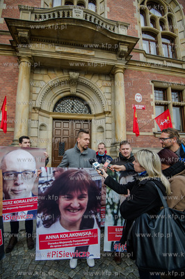 Gdańsk. Siedziba Rady Miasta. Akcja Stowarzyszenia...
