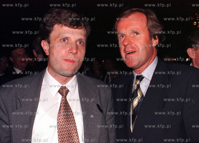 Jacek Karnowski prezydent Sopotu i Wojciech Fibak na...