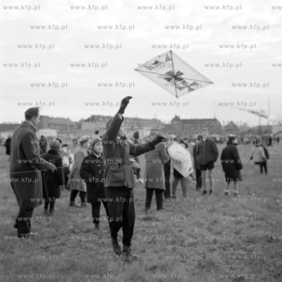 Zawody latawców na lotnisku w Gdańsku Wrzeszczu....