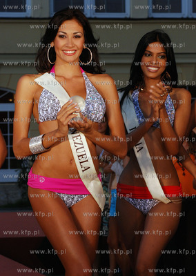 Finalistki Miss World w Trojmiescie. Wybory Miss Plazy....