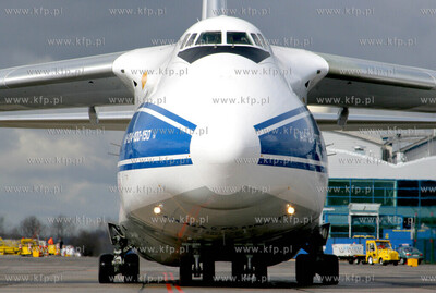 Gdansk, Rebiechowo. Nz. Antonow An-124-100  linii Wolga...