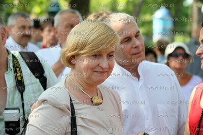 Sopot. Odsloniecie tablicy pamiatkowej honorujacej...