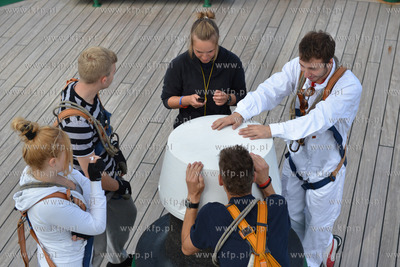 Dzien na Darze Mlodziezy ze studentami Akademii Morskiej...