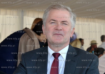 Sopot. Hipodrom. Zawody CSIO. Zaproszeni goscie. Nz...