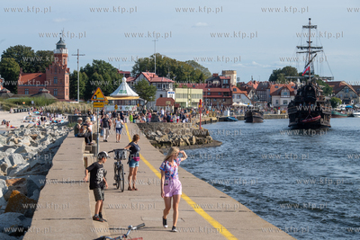 Wakacje w Ustce. 22.08.2023. Fot. Konrad Kosycarz /...