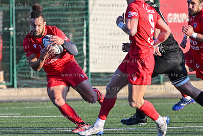 Sopot. Stadion Ogniwa Sopot. Ekstraliga rugby. Ogniwo...