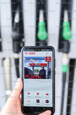 Kościerzyna. Stacja benzynowa ORLEN. 20.03.2020 Fot....