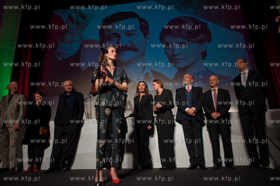 Pierwszy oficjalny polski pokaz filmu Andrzeja Wajdy...