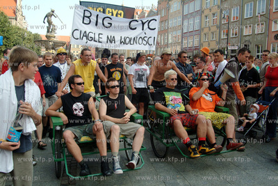 15 - lecie istnienia zespolu BIG CYC. Parada uliczna....