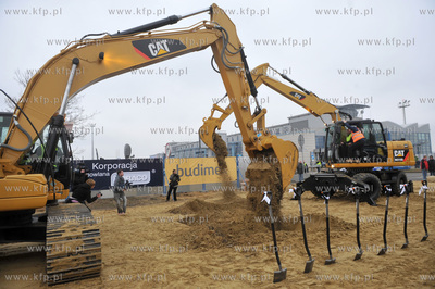 Oficjalne rozpoczecie budowy nowego terminalu, plyty...