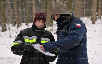 Poszukiwanie zaginionej kobiety Marii Pettke w Leznie...