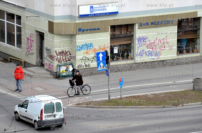 Gdansk. Wrzeszcz. Bar mleczny Syrena na rogu al. Grunwaldzkiej...
