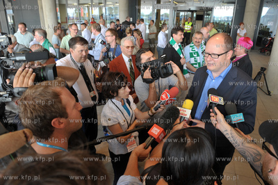 Mecz inauguracyjny na PGE Arena w Gdansku pomiedzy...