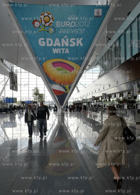 Wystroj nowego terminalu  gdanskiego lotniska przygotowany...