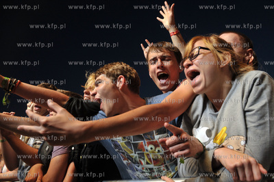 Heineken Open'er Festival w Gdyni.Publicznosc. 05.07.2013...