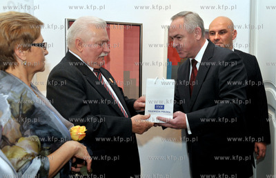 70 urodziny Lecha Walesy w oliwskim Palacu Opatow w...