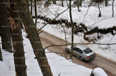 Lesna droga pomiedzy Sulminem na Kaszubach, a Otominem....
