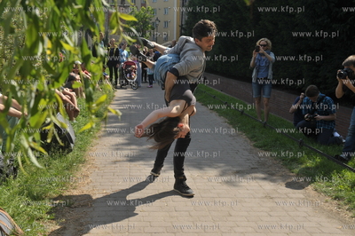 Festiwal Streetwaves w Gdansku Dolnym Wrzeszczu. Park...