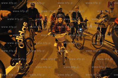 Dzien otwarty tunelu pod Martwa Wisla w Gdansku. To...