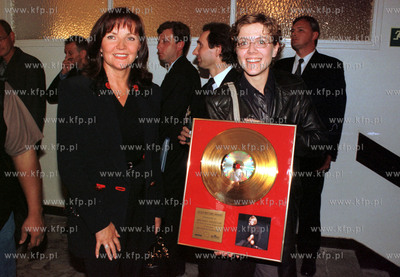 Jolanta Kwasniewska i Biljana Bakic dyrektor BMG Poland...