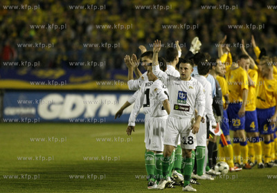 Gdynia. Ekstraklasa pilki noznej. Mecz Arka Gdynia...