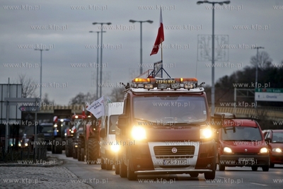 Protest pomorskich rolnikow w Gdansku pod haslem Aby...