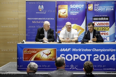 Dzien otwarty Ergo Areny. Konferencja prasowa. Nz....