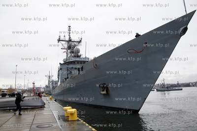 Powrot ORP Kosciuszko z manewrow Nato Cold Response...