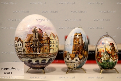 Dwor Artusa w Gdansku. Sala Makiety. Wystawa Jaja w...