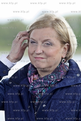 Wizyta Jaroslawa Kaczynskiego w Gdansku Nowym Porcie....