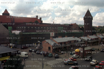 Gdansk, plac Dominikanski, skrzyzowanie ulic Lawendowej...