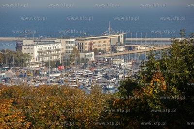 Gdynia. Złota jesień. Widok z Kamiennej Góry. 16.10.2018...