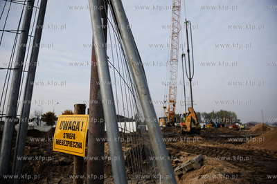 Gdansk. Budowa Trasy Sucharskiego - zadanie II od wezla...